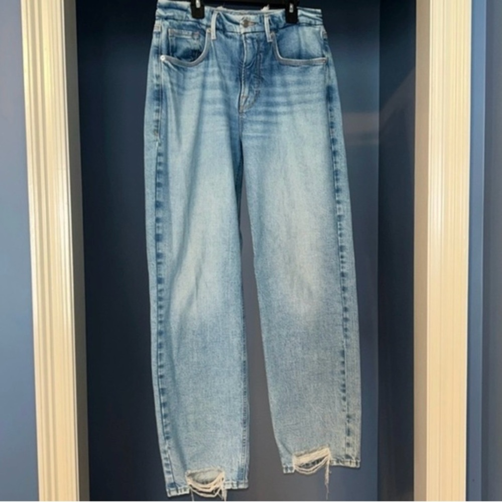 Good‎ American straight size 4 jeans, 31” inseam